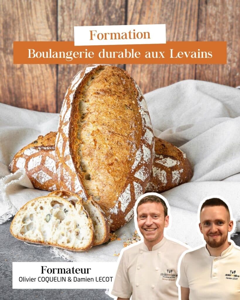 Photographie d'un pain aux graines et légumineuses réalisé par Olivier Coquelin